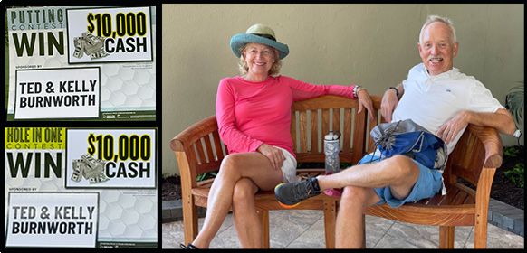 Ted and Kelly Burnworth proudly supported ASL Fore All - $10K Challenges $1000
