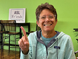 This fun Brooklyn native holds nothing back when it comes to asking questions to truly understand American Sign Language