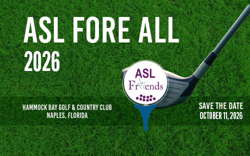 ASL Fore all save date 26 ASL Fore All Golf Event 2026, ASL Friends