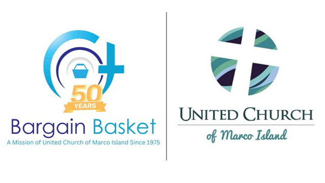 Bargain Basket logo Bargain Basket & United Church of Marco Island support ASL Friends